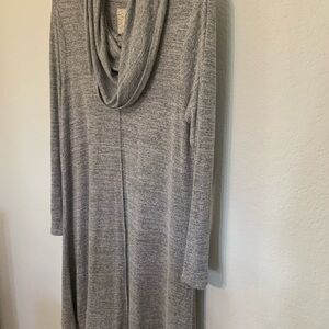 Cupio Gray Lace Accent Sweater